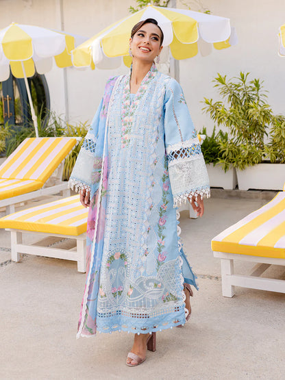 Parishay Lawn Chiken-Kari  Embroidered Three Piece PR-253