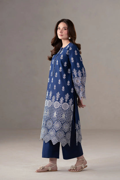 Akber-Aslam Lawn Chikenk-Kari Embroidered Two Piece AA-Ovria
