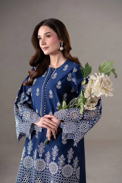 Akber-Aslam Lawn Chikenk-Kari Embroidered Two Piece AA-Ovria
