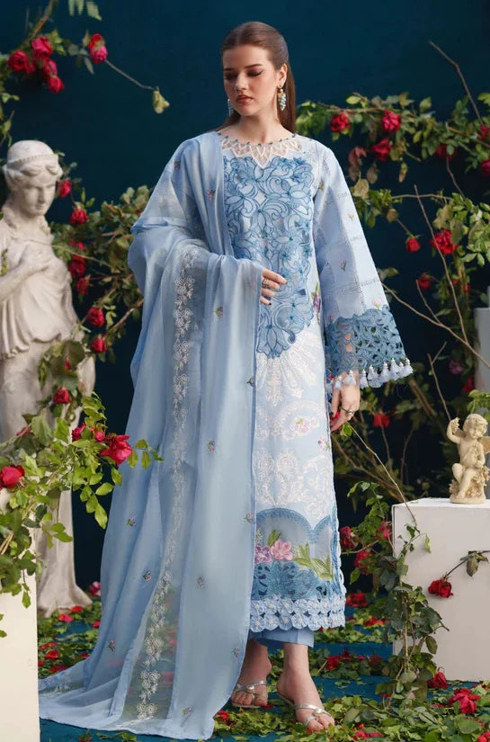 Parishay Lawn Chikenk-Kari Embroidered Three Piece PR-6138A