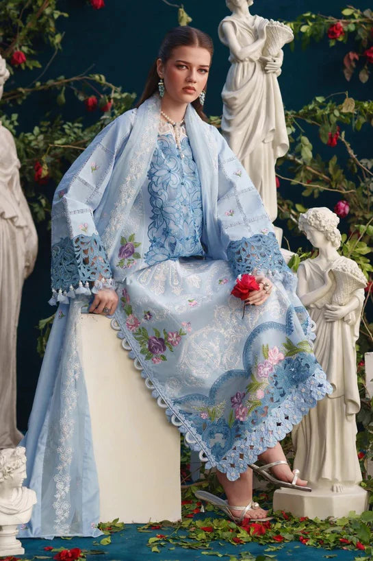 Parishay Lawn Chikenk-Kari Embroidered Three Piece PR-6138A