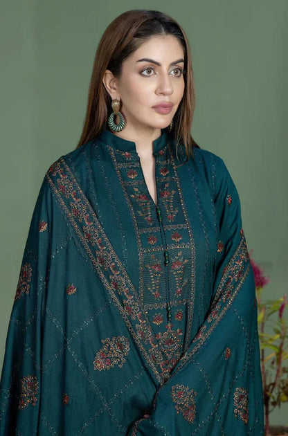 Mohagni Embroidered Dhanak Three Piece MG-949