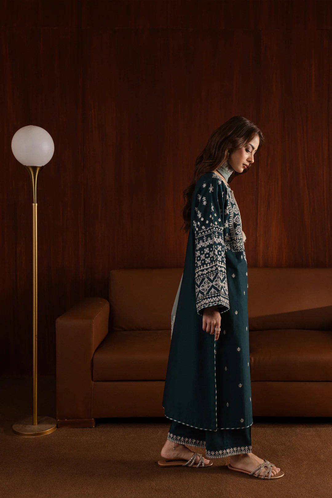 Batik Embroidered Dahank Three Piece BT-209