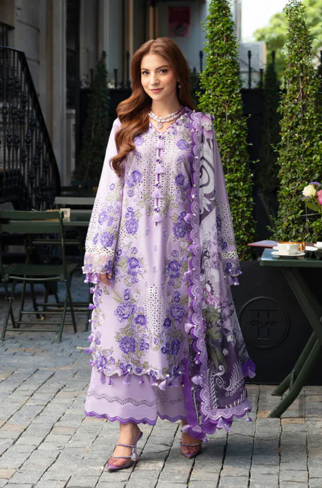 Jade Lawn Chikenk-Kari Embroidered Three Piece JD-71
