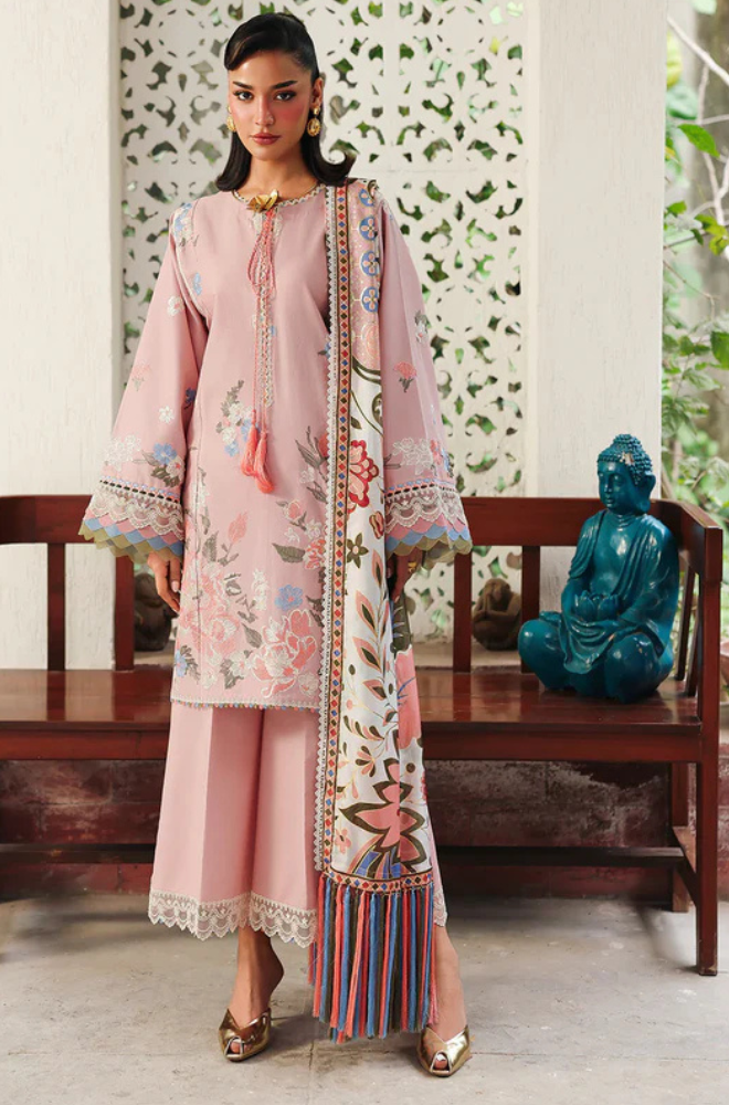 Bin ilyas Lawn Embroidered Three Piece BIL-112