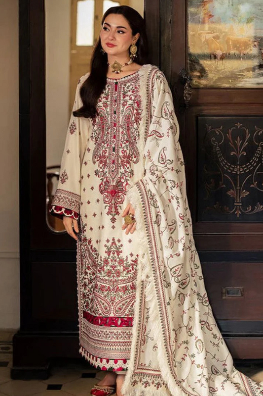 Asim Jofa Embroidered Dhanak Three Piece AJ-20