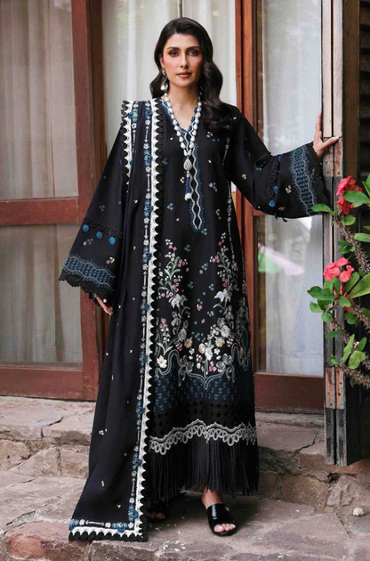Qalamkar Dahank Embroiderd Three Piece QL-01