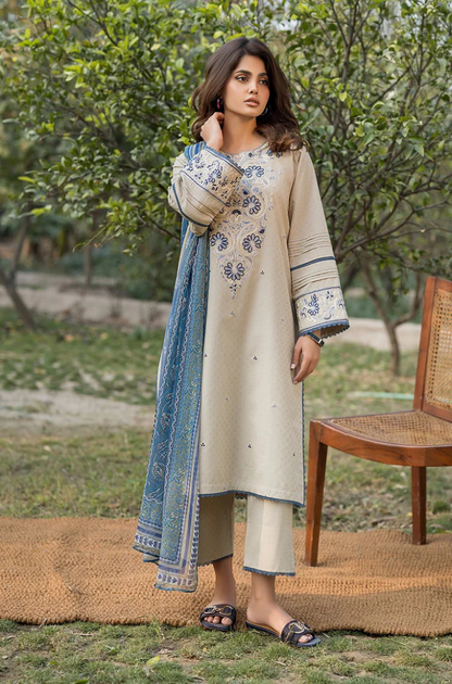 Asim Jofa Lawn Embroiderd Three Piece AJ-142