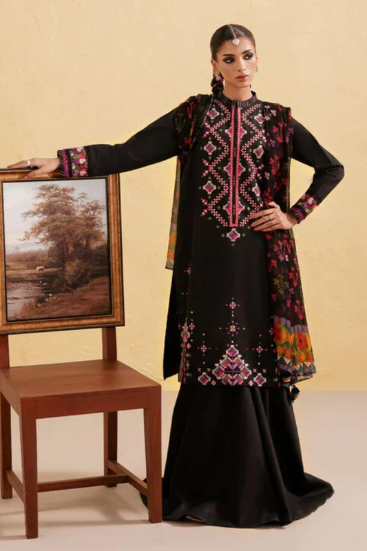 Sapphire Dahank Embroiderd Three Piece SP-69