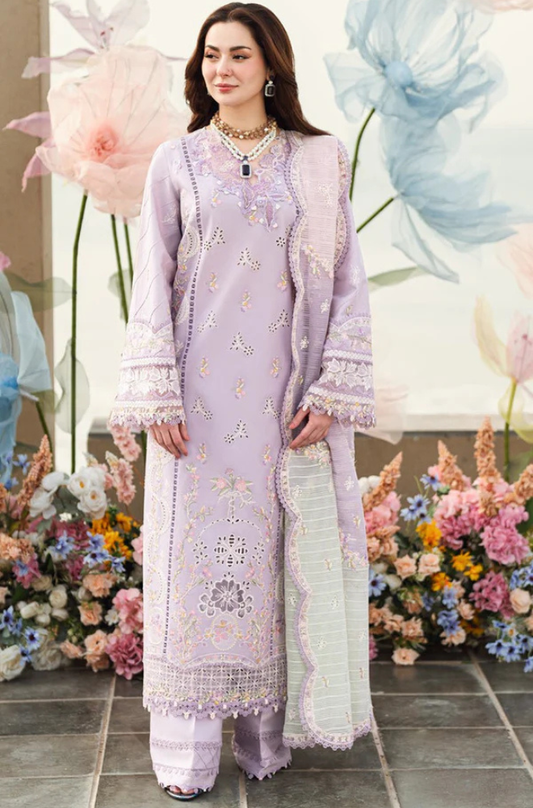 Qalamkar Lawn Chiken-Kari  Embroidered Three Piece QL-141