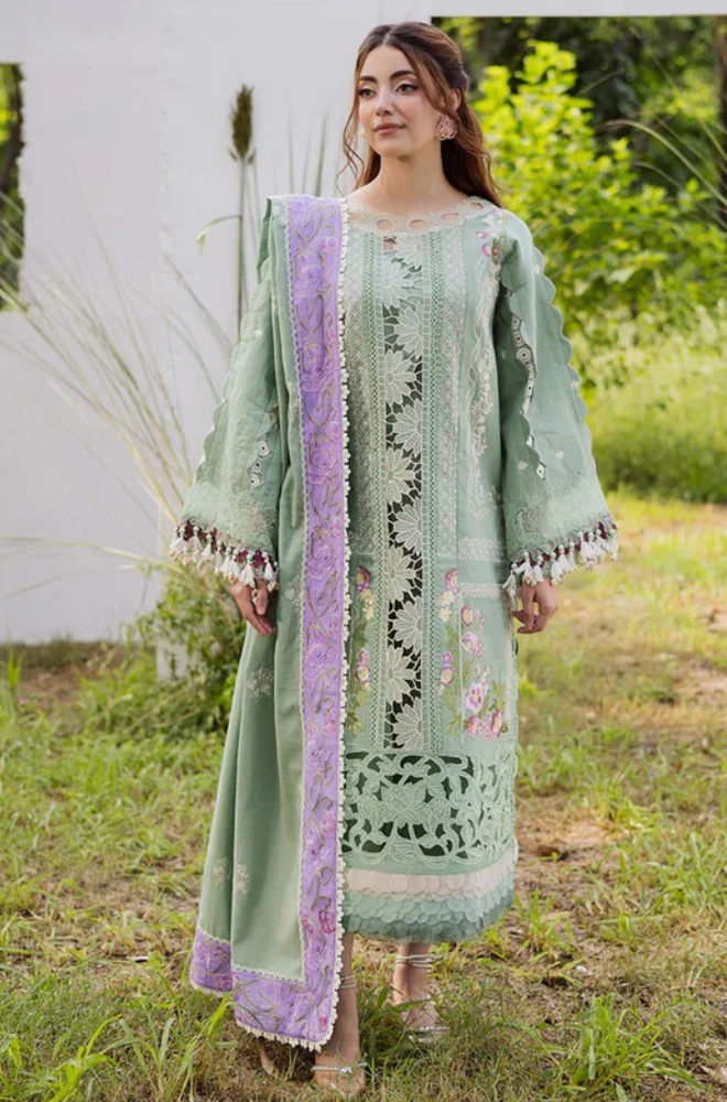 Parishay Lawn Chikenk-Kari Embroidered Three Piece PR-07