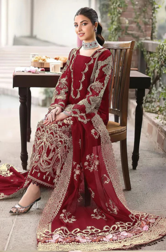Asim Jofa Lawn Embroidered Three Piece AJ-24