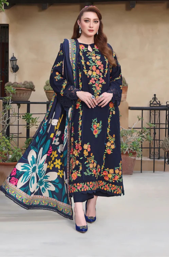 Aneelas Embroidered lawn Three Piece AN-61