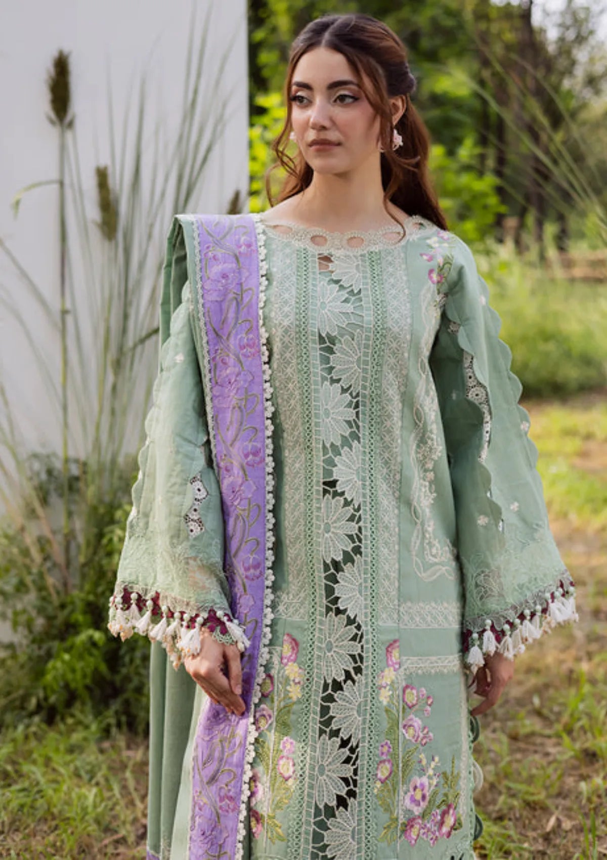 Parishay Lawn Chikenk-Kari Embroidered Three Piece PR-07