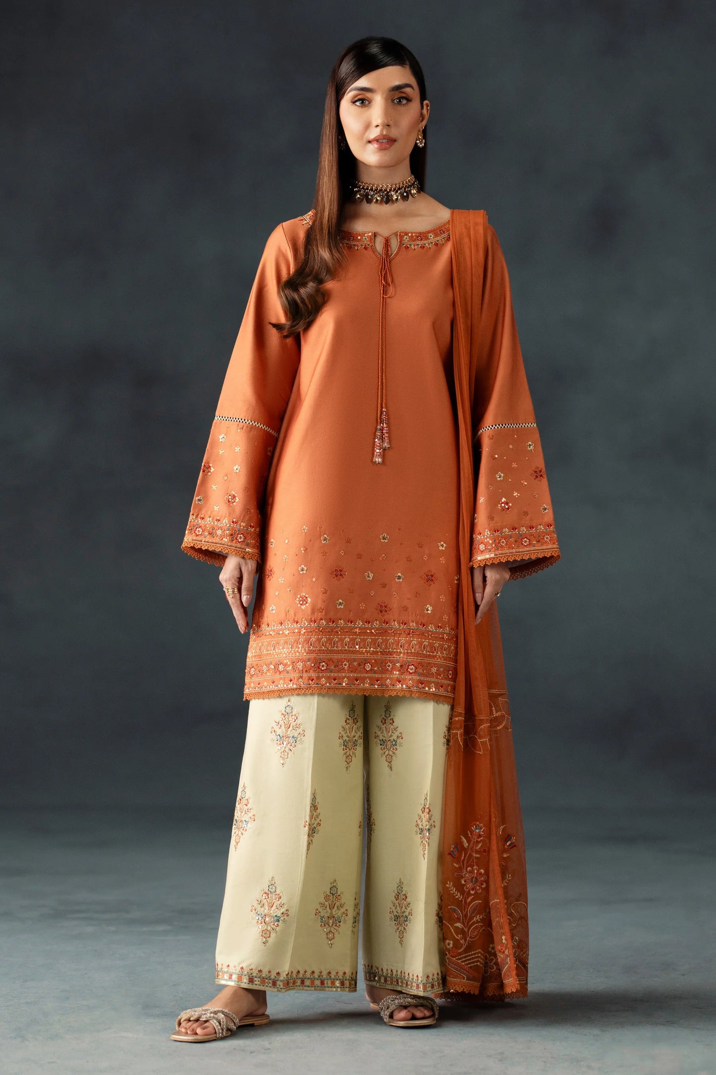 Maria-B Embroidered Lawn Three Piece MB-20