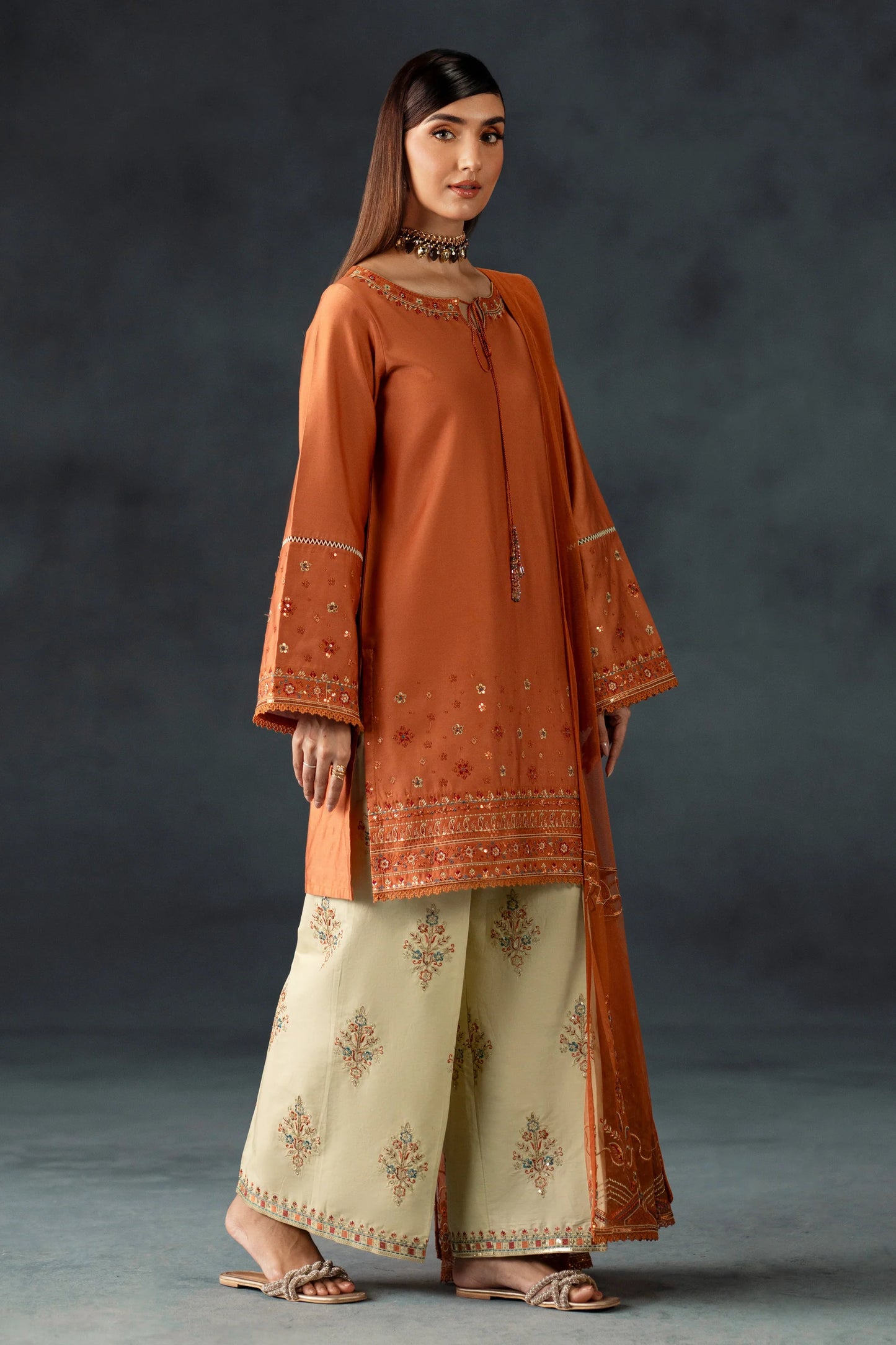 Maria-B Embroidered Lawn Three Piece MB-20