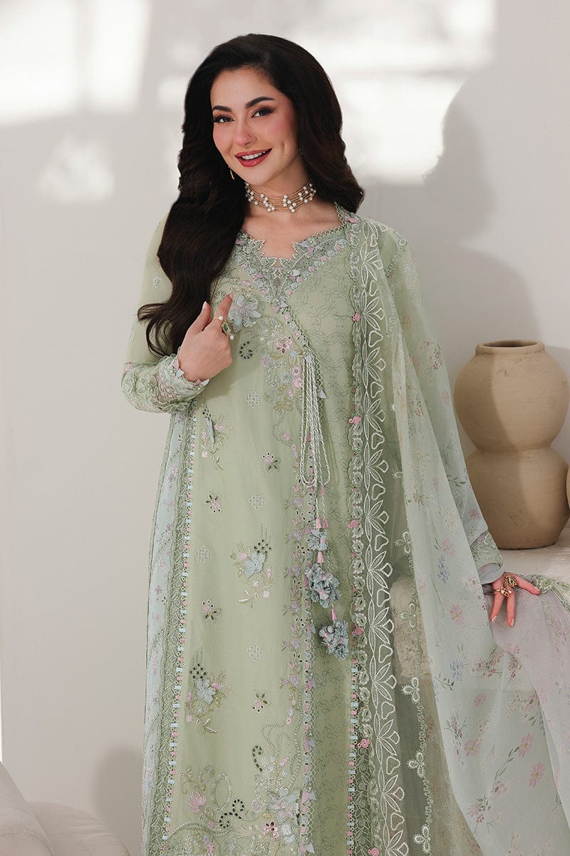 Qalamkar Lawn Chikenk-Kari Embroidered Three Piece QL-1040
