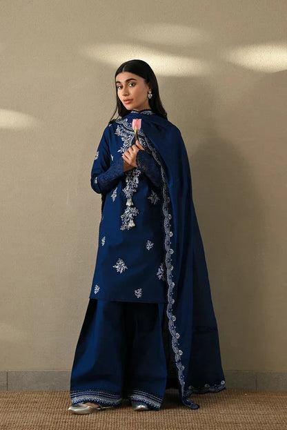 ZAIB Embroidered dhanak Three Piece ZAIB-20