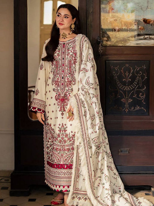 Asim Jofa Embroidered Dhanak Three Piece AJ-20