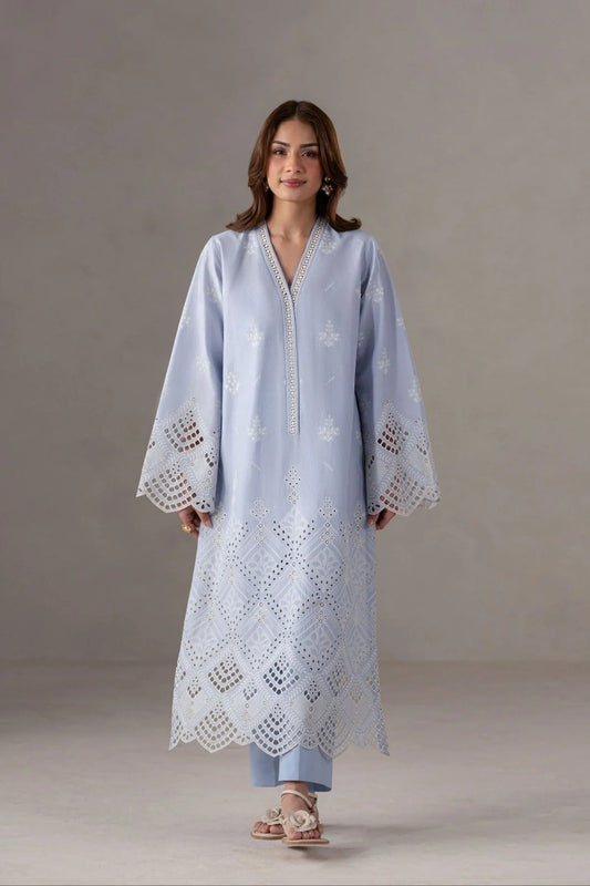 Akber-Aslam Lawn Chikenk-Kari Embroidered Two Piece AA-11