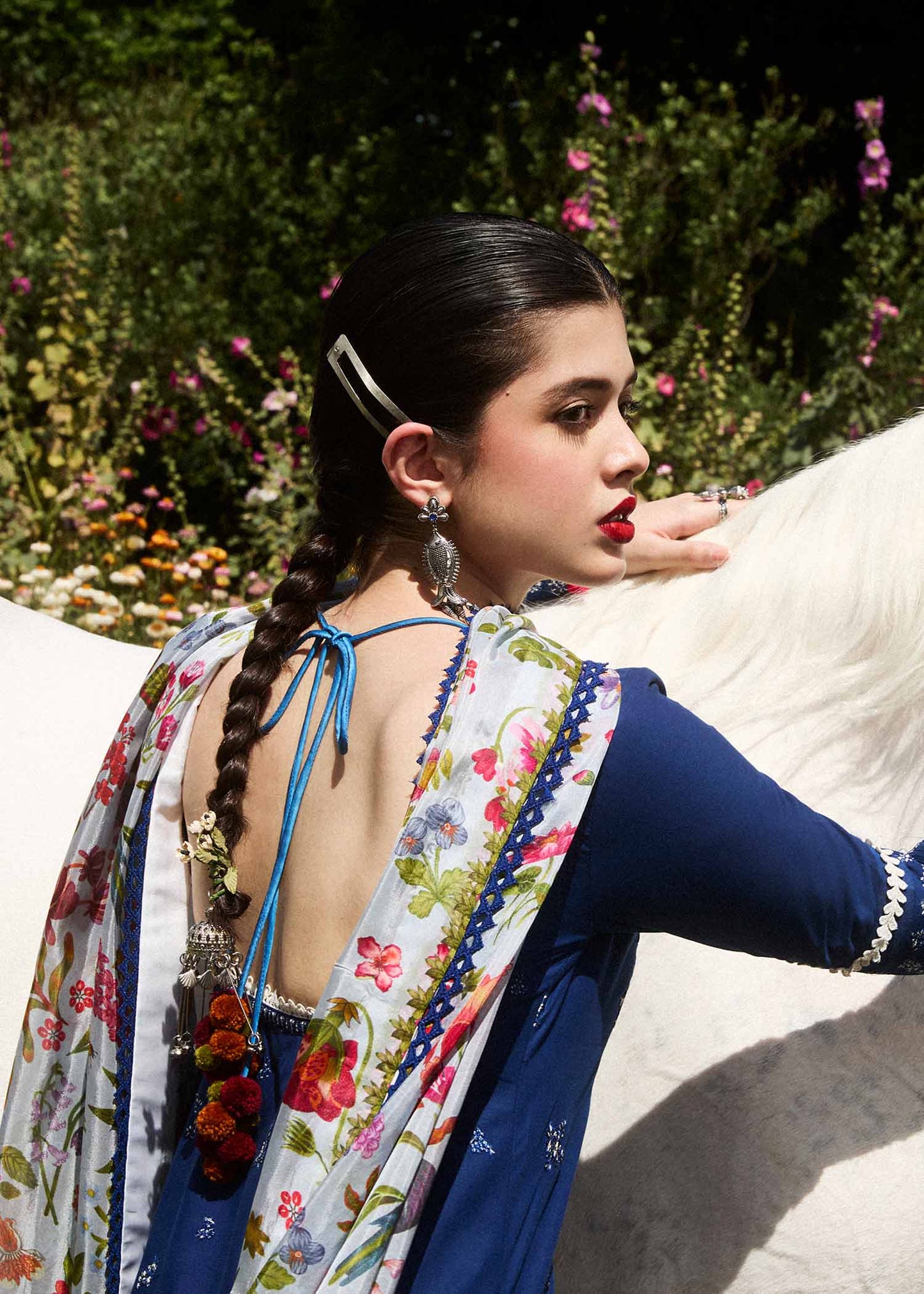 Hussain Rehar 3pc Dahank Embroidered Suit HR-01