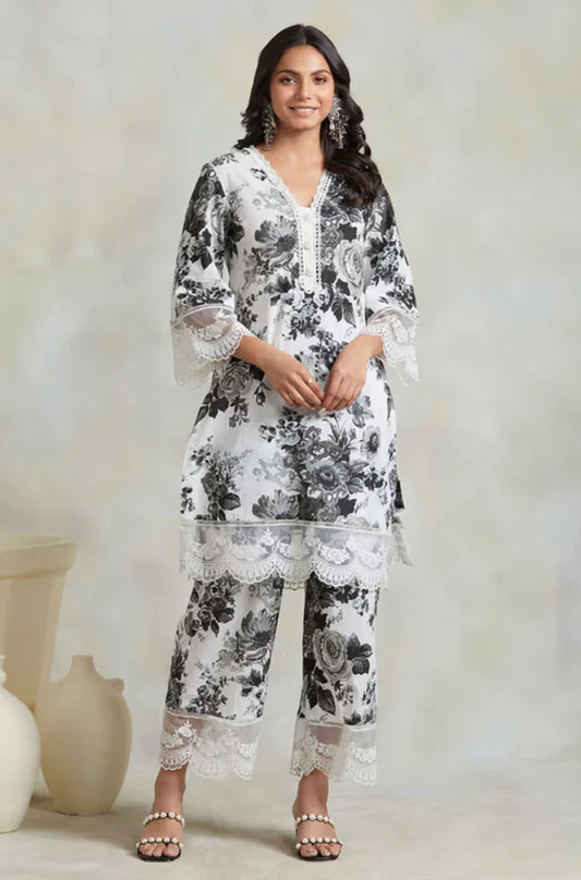 Women Floral 3 Piece - Printed Lawn Suit | D - 880)