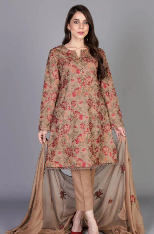 Bareeze lawn Embroidered Three Piece Bareeze BR-5026