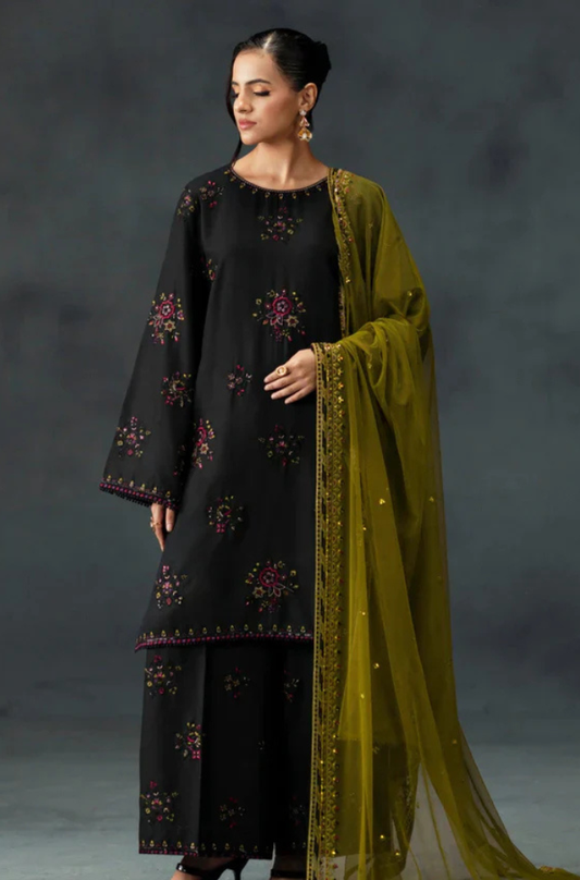 Laam Embroidered lawn Three Piece LM-044