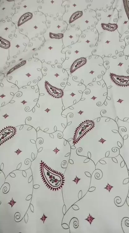 Asim Jofa Embroidered Dhanak Three Piece AJ-20