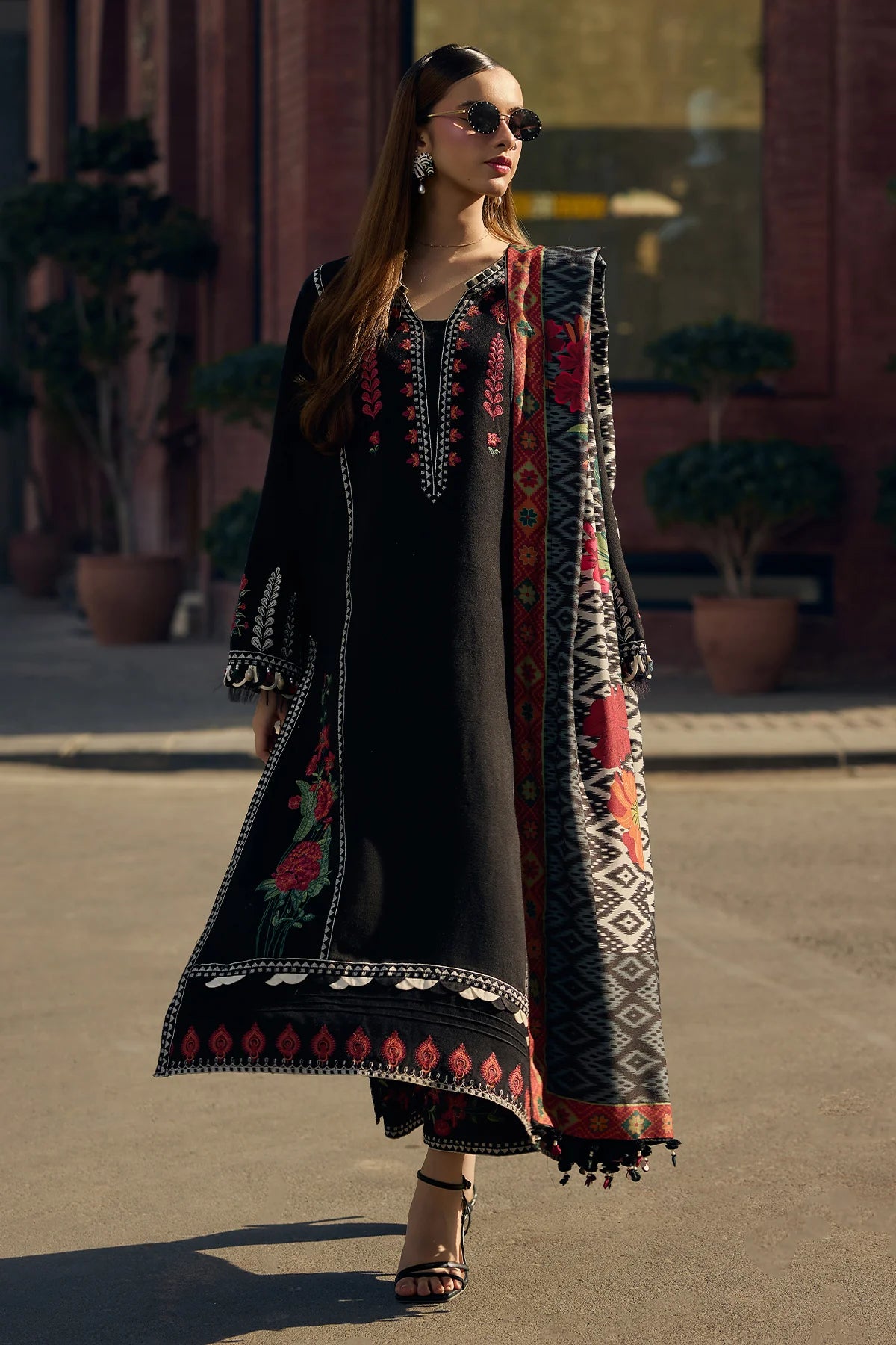 Charizma Lawn Embroidered Three Piece CH-01
